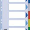 Esselte A4 Dividers 5 Part Polypropylene 15259 Pack 20 Fusion Office