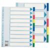 Esselte A4 Dividers Extra Wide 10 Part Polypropylene 15267 Pack 10 Fusion Office