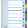 Esselte A4 Index 1 10 With Mylar Tabs 100161 Pack 10 Fusion Office