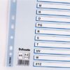 Esselte A4 Index A Z With Mylar Tabs 100166 Pack 10 Fusion Office