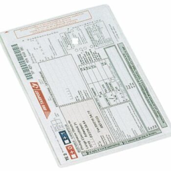 Esselte A5 Card Holders Glass Clear Portrait 47775 Pack 100 Fusion Office