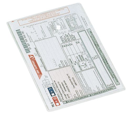 Esselte A5 Card Holders Glass Clear Portrait 47775 Pack 100 Fusion Office