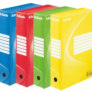 Esselte Archiving Boxes Assorted 250x80x352mm Pack 10 128403 Fusion Office
