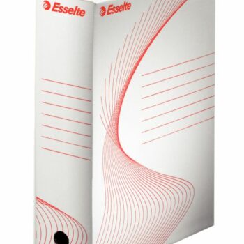 Esselte Archiving Boxes White 245x100x345mm Pack 25 128102 Fusion Office