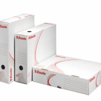 Esselte Archiving Boxes Wide Opening 330x80x260mm Pack 10 128005 Fusion Office