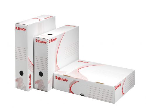 Esselte Archiving Boxes Wide Opening 330x80x260mm Pack 10 128005 Fusion Office