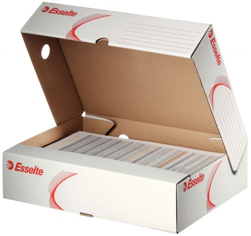 Esselte Archiving Boxes Wide Opening Bulk Pack 330x80x260mm Pack 25 128004 Fusion Office