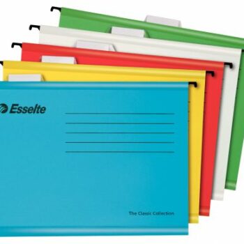 Esselte Classic A4 Suspension Files Assorted 93042 Pack 10 Fusion Office