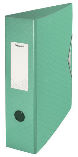 Esselte Colourbreeze Lever Arch File Polyfoam Green 626218 Pack 5 Fusion Office