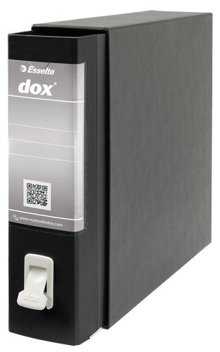 Esselte Dox Lever Arch Files Foolscap Black D26210 Pack 6 Fusion Office
