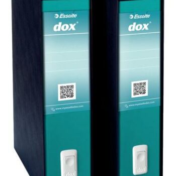 Esselte Dox Lever Arch Files Foolscap Green D26212 Pack 6 Fusion Office