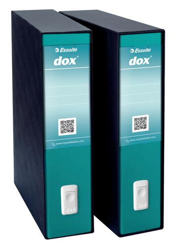 Esselte Dox Lever Arch Files Foolscap Green D26212 Pack 6 Fusion Office