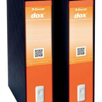 Esselte Dox Lever Arch Files Foolscap Orange D26202 Pack 6 Fusion Office