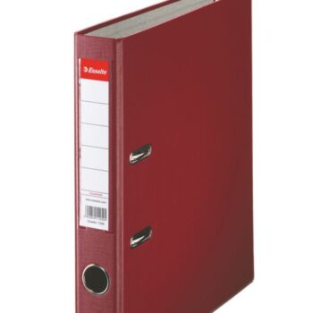 Esselte Essentials Lever Arch Files 50mm Burgundy 81173 Pack 25 Fusion Office