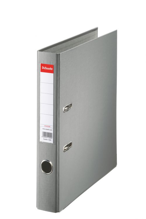 Esselte Essentials Lever Arch Files 50mm Grey A4 81172 Pack 25 Fusion Office