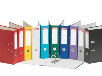 Esselte Essentials Lever Arch Files 75mm Assorted 19407 Pack 20 Fusion Office