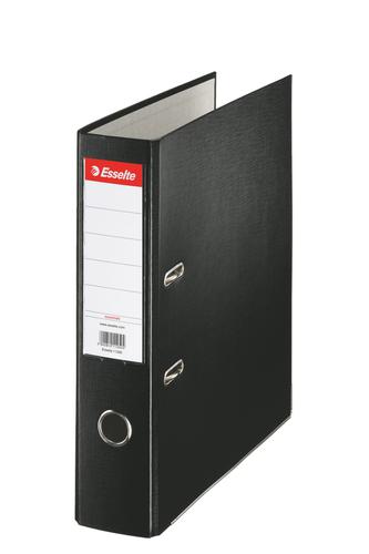Esselte Essentials Lever Arch Files 75mm Black 11257 Pack 20 Fusion Office