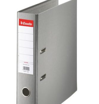 Esselte Essentials Lever Arch Files 75mm Grey 11272 Pack 20 Fusion Office