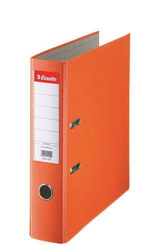 Esselte Essentials Lever Arch Files 75mm Orange 11234 Pack 20 Fusion Office