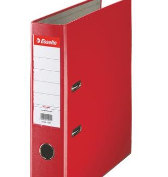 Esselte Essentials Lever Arch Files 75mm Red 11253 Pack 20 Fusion Office