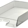 Esselte Europost A4 Letter Trays Glass Clear 623603 Pack 10 Fusion Office