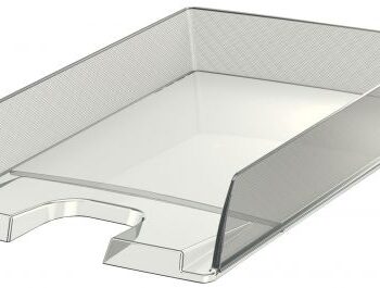 Esselte Europost A4 Letter Trays Glass Clear 623603 Pack 10 Fusion Office