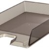 Esselte Europost A4 Letter Trays Smoked Grey 623604 Pack 10 Fusion Office