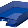Esselte Europost A4 Letter Trays Transparent Blue 623600 Pack 10 Fusion Office