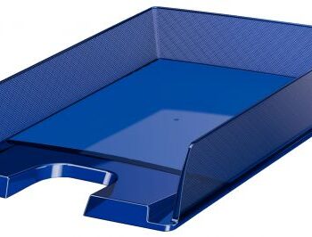 Esselte Europost A4 Letter Trays Transparent Blue 623600 Pack 10 Fusion Office
