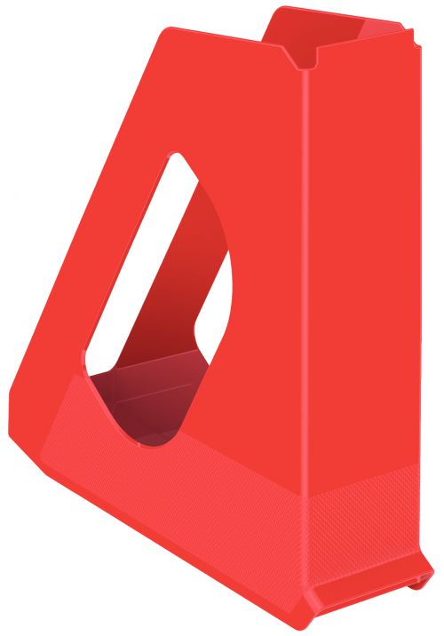 Esselte Europost Vivida Magazine Files Red 623935 Pack 10 Fusion Office