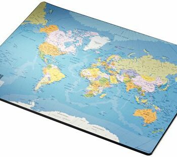 Esselte Europost World Map Desk Mat 32184 Pack 10 Fusion Office