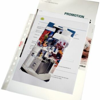 Esselte Heavy Duty Punched Pockets A4 Maxi Clear 90mic 259760 Pack 25 X 24 Fusion Office