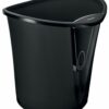Esselte Intego Waste Bin 18litres Black 52514 Fusion Office