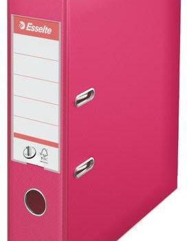 Esselte No1 Lever Arch Files 75mm Fuchsia 811313 Pack 10 Fusion Office