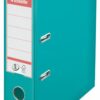 Esselte No1 Lever Arch Files 75mm Turquoise A4 811550 Pack 10 Fusion Office