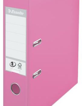 Esselte No1 Solea Lever Arch Files 75mm Pastel Purple 231038 Pack 10 Fusion Office