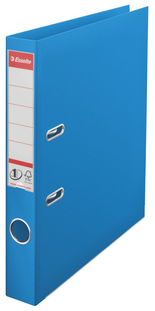Esselte No1 Vivida Lever Arch Files 50mm Blue 624071 Pack 10 Fusion Office