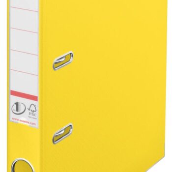 Esselte No1 Vivida Lever Arch Files 50mm Yellow 624074 Pack 10 Fusion Office