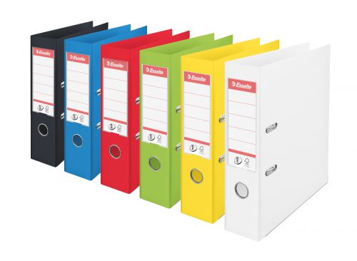 Esselte No1 Vivida Lever Arch Files Assorted A4 624161 Pack 10 Fusion Office