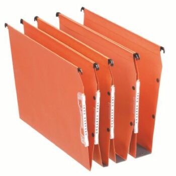 Esselte Orgarex Dual Lateral Suspension Files V Base Orange 21627 Pack 25 Fusion Office