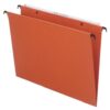 Esselte Orgarex Kori Vertical Suspension Files 15mm Foolscap Orange 10402 Pack 50 Fusion Office