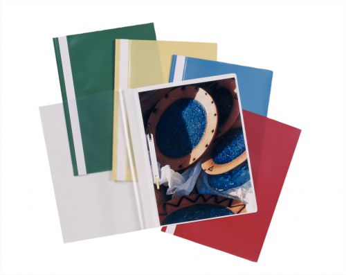 Esselte Plastic Report Files Assorted 15449 Pack 25 Fusion Office