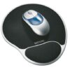 Esselte Premium Gel Mouse Pad Black Silver 67038 Fusion Office