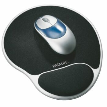Esselte Premium Gel Mouse Pad Black Silver 67038 Fusion Office