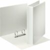 Esselte Presentation Binders 2 D Ring A4 40mm White 49739 Pack 10 Fusion Office