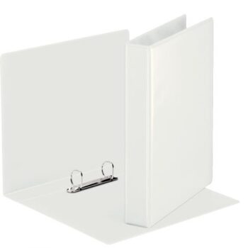 Esselte Presentation Binders 2 D Ring A5 25mm White 46571 Pack 12 Fusion Office