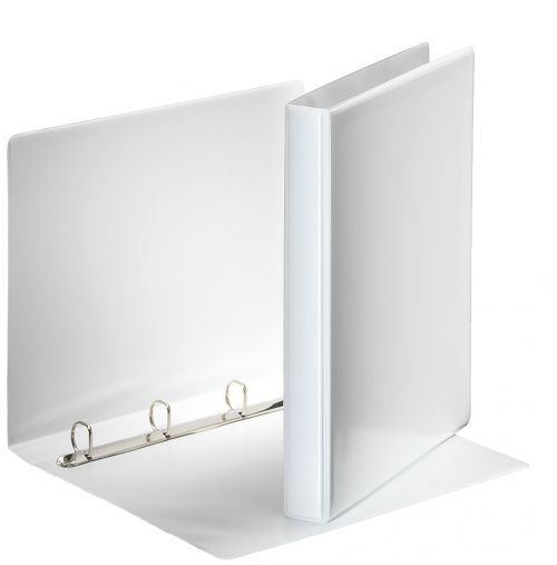 Esselte Presentation Binders 4 D Ring A4 20mm White 49701 Pack 10 Fusion Office