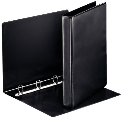 Esselte Presentation Binders 4 D Ring A4 25mm Black 49733 Pack 10 Fusion Office