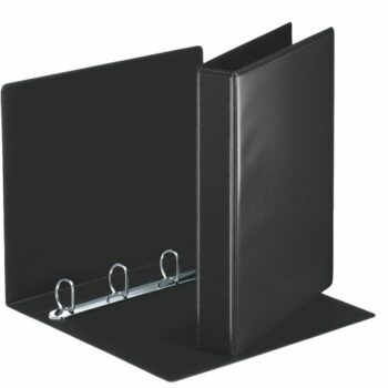 Esselte Presentation Binders 4 D Ring A4 30mm Black 49717 Pack 10 Fusion Office