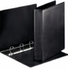 Esselte Presentation Binders 4 D Ring A4 40mm Black 49763 Pack 10 Fusion Office